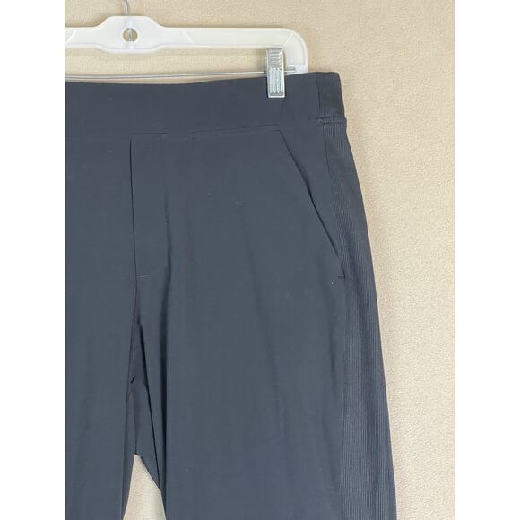 Athleta Pants Womens 10 Black Brooklyn Mid Rise Ankle Slim Fit Stretch Pull On - Picture 2 of 14